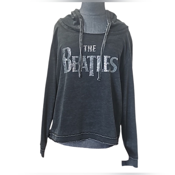 The Beatles Tops - Distressed Beatles Hoodie